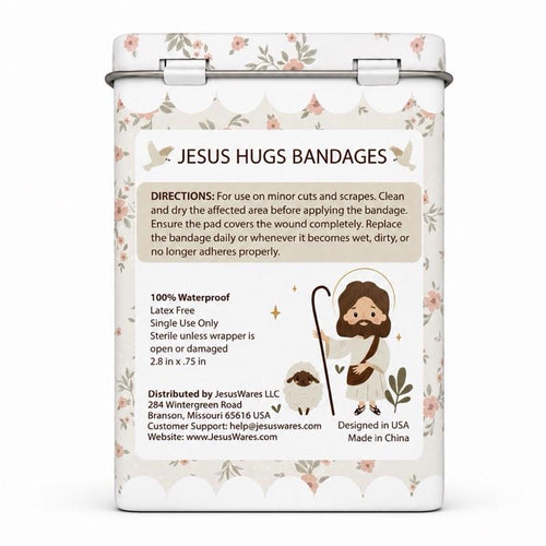 Jesus Hugs Bandages 50 Count 5 Fun Designs