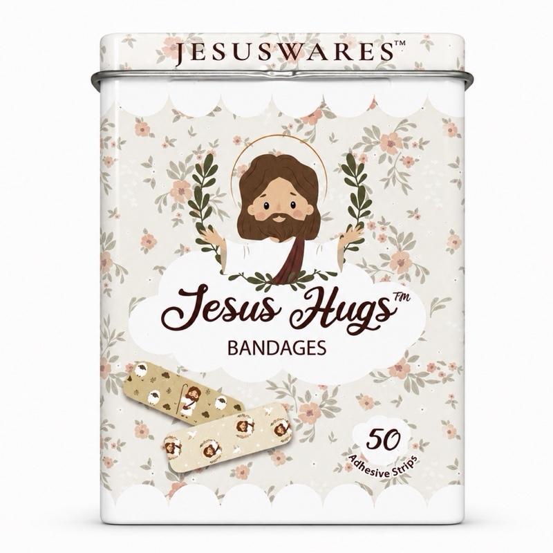 Jesus Hugs Bandages 50 Count 5 Fun Designs